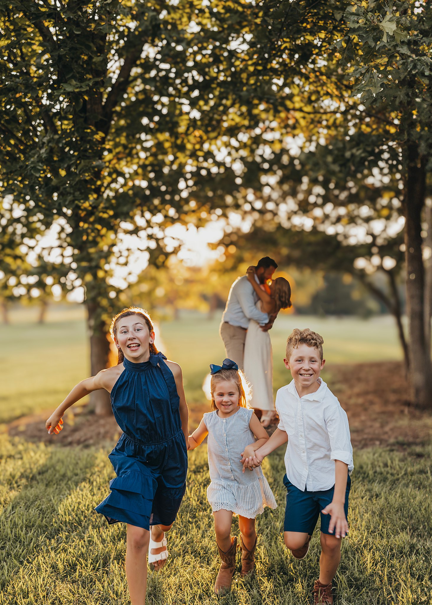 Golden Hour Family photo Session Raleigh North Carolina