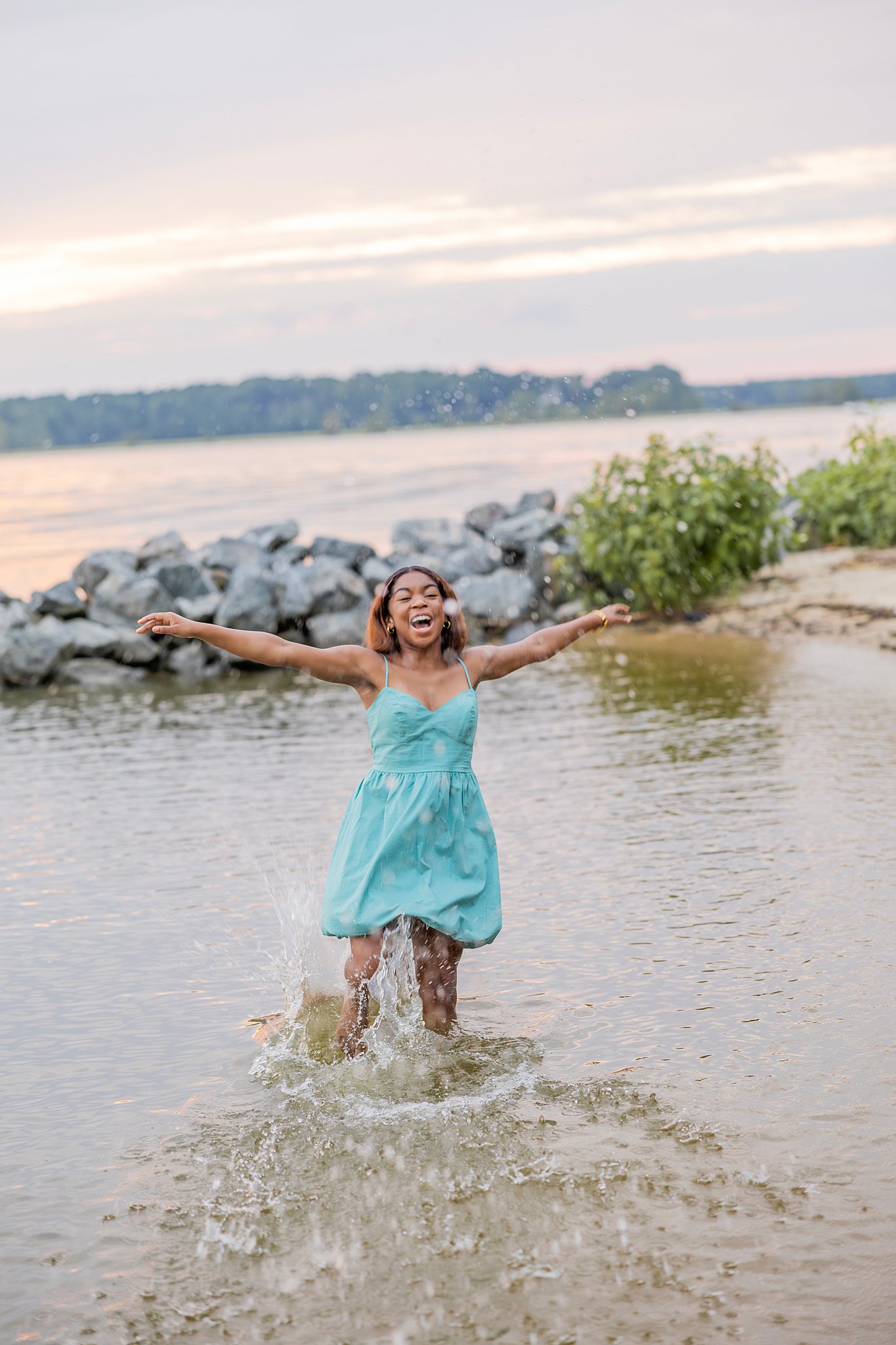 senior portraits a special golden hour session williamsburg va